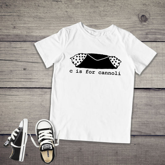C is for Cannoli Infant or Toddler Shirt or Bodysuit - Cute Toddler Shirt - Italian Shirt - Holy Cannoli - Toddler Boy Shirt - Preschool