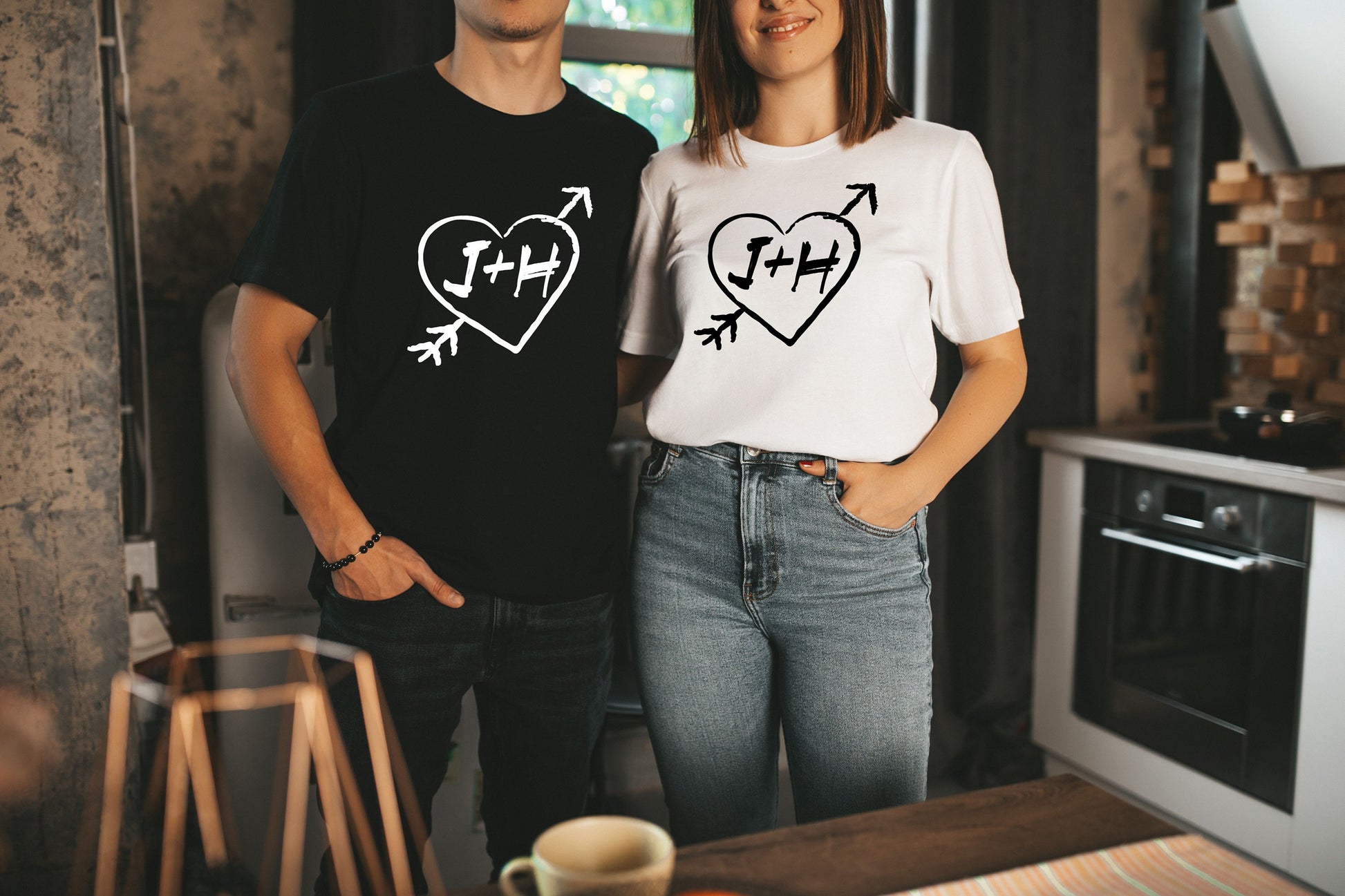 Custom Tree Heart Monogram Pregnancy Announcement shirts • Baby Announcement Matching Shirts • Family Baby Announcement Shirts