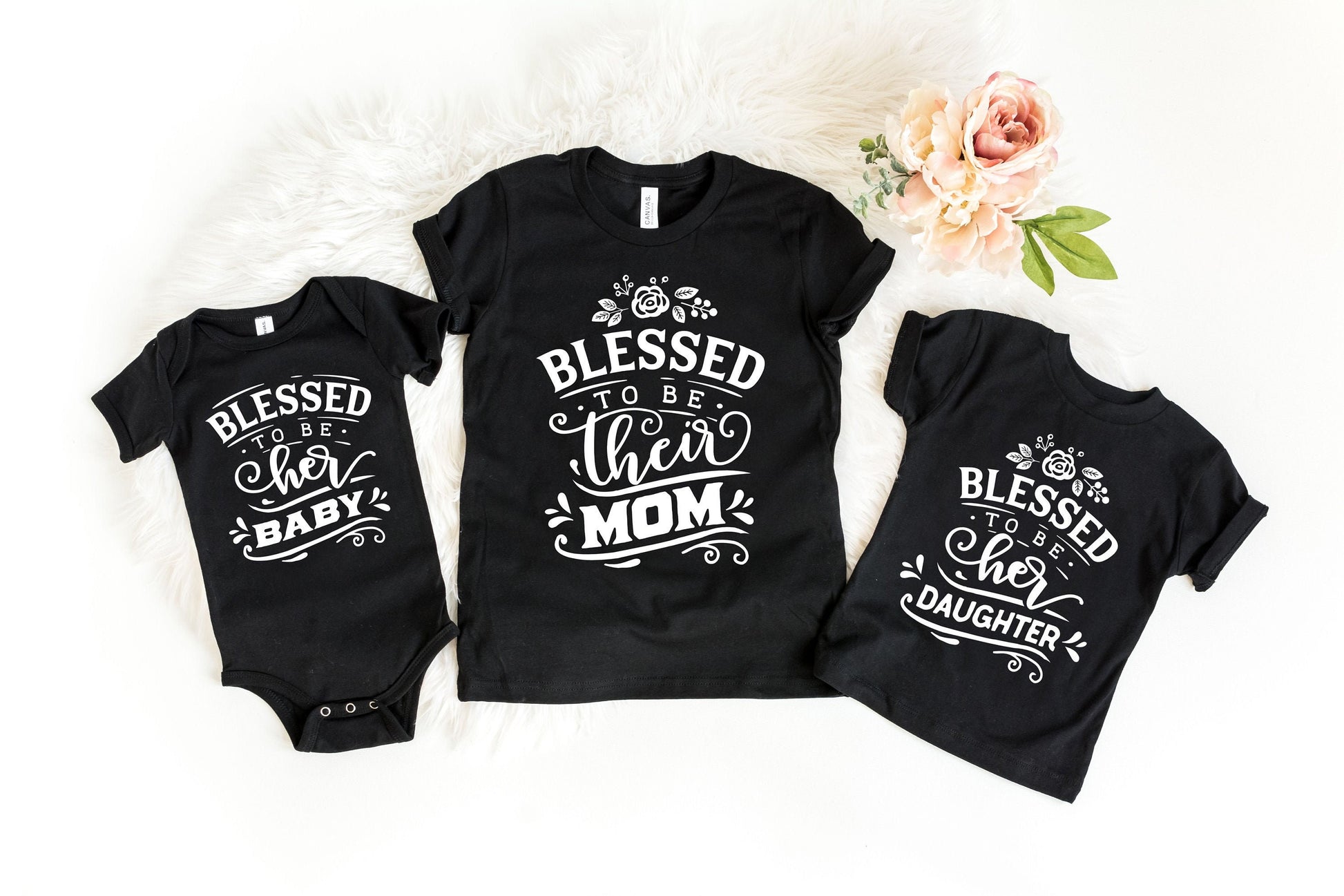 Blessed to be their Mom Unisex Matching t-shirts • Mommy and Me Shirts • Gift for Mom • Mommy and Son Shirts • Mother's Day