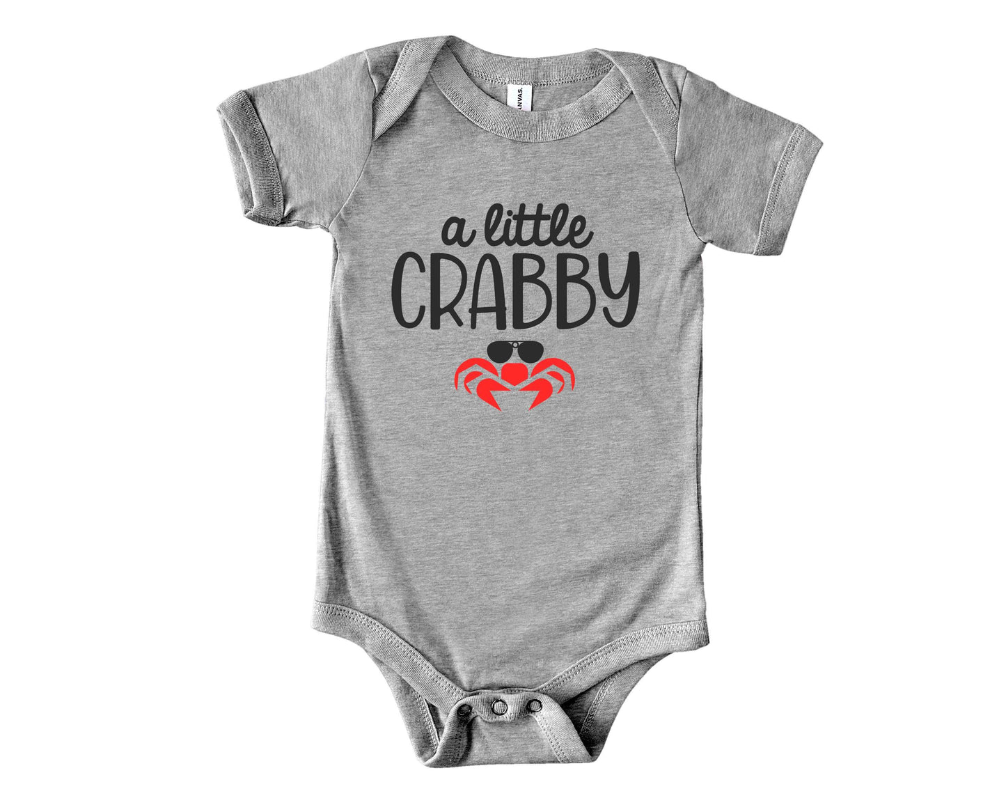 A Little Crabby t-shirt • Baby and Toddler Sizes • Beach Day Shirt • Toddler Boy Shirt • Baby Boy Shirt • Baby Beach Outfit