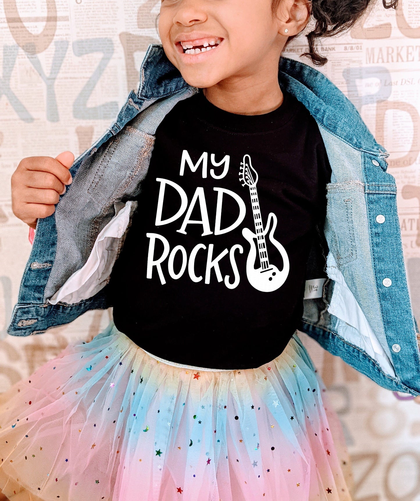 My Dad Rocks T-Shirt - fathers day shirt - dad shirt - daddy t shirt - my daddy rocks - girls fathers day shirt - boys fathers day shirt