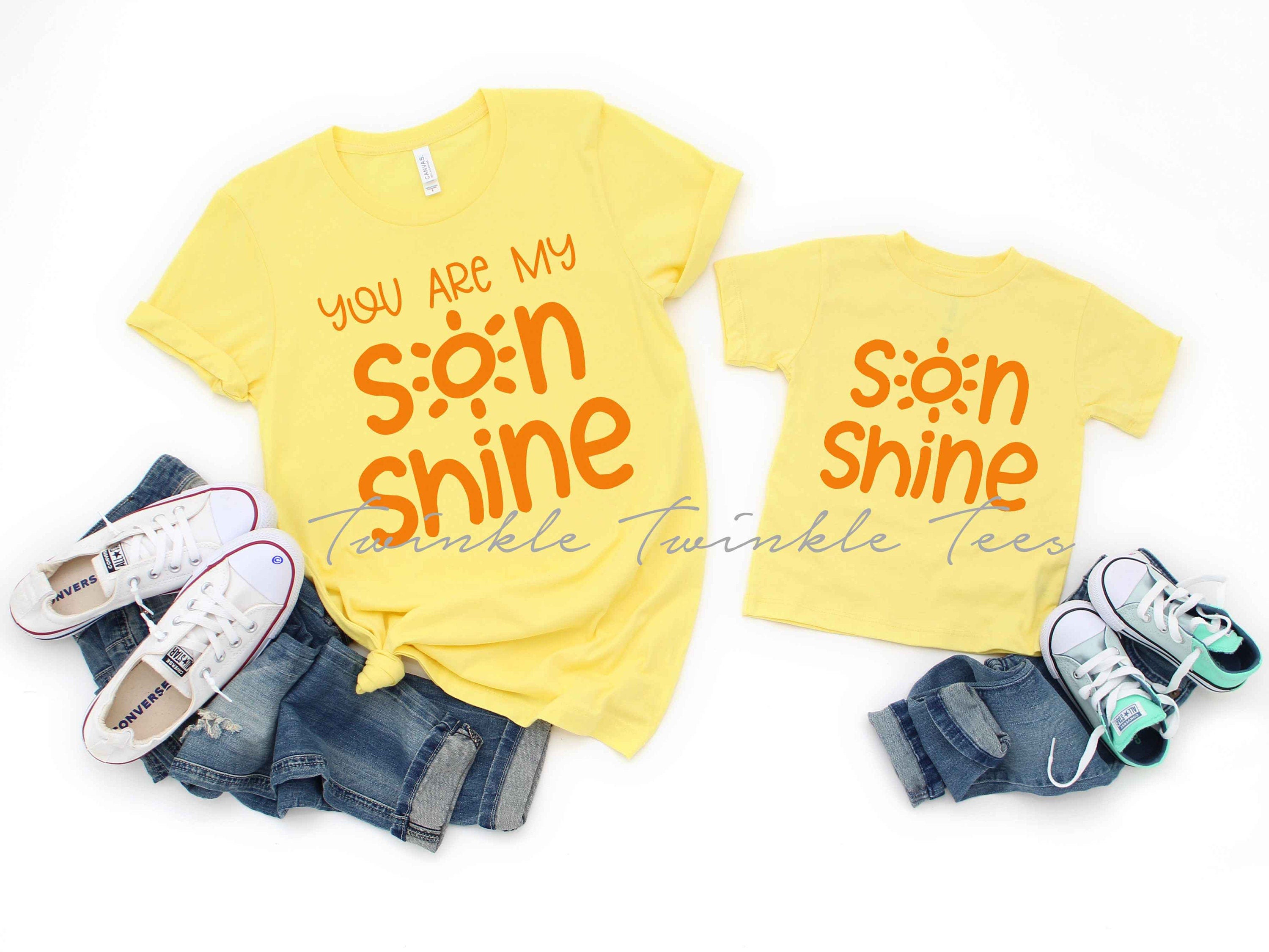 4 shirt set Twinkle Twinkle Little Star sale Mom and Dad Birthday Shirts on White Shirts