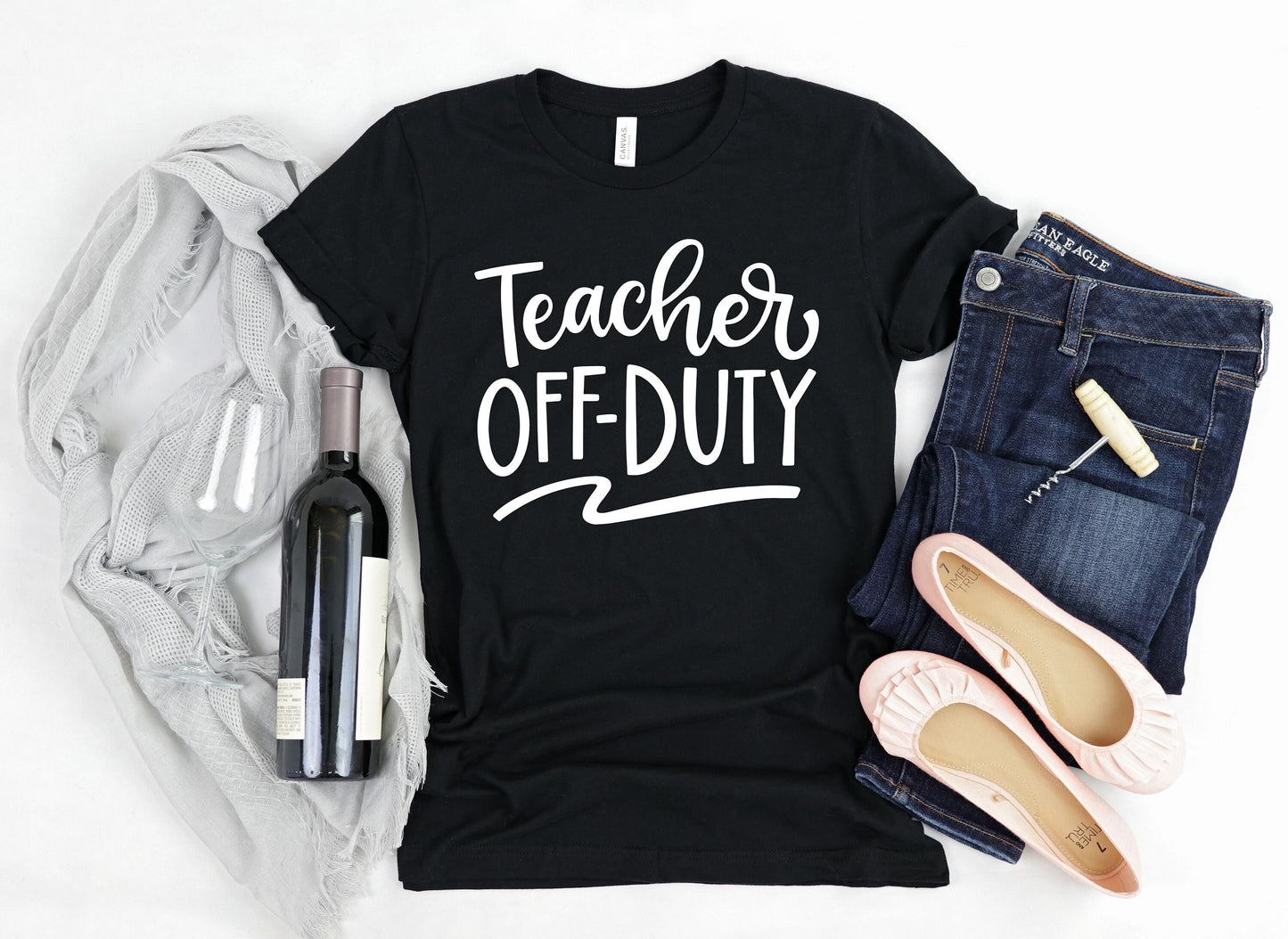 Teacher Off Duty T-Shirt - Summer Vacation Shirt - Gift for Teacher - Teacher Appreciation Shirt