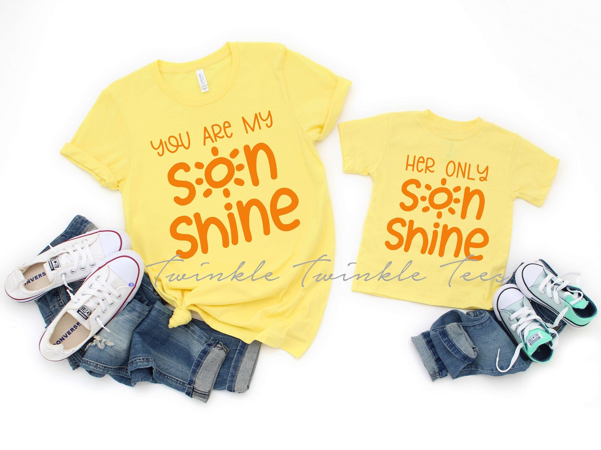 You are My SonShine, Her Only SonShine Unisex Matching t-shirts - Mommy and Me Shirts - Gift for Mom - Mommy and Son Shirts - Mother's Day