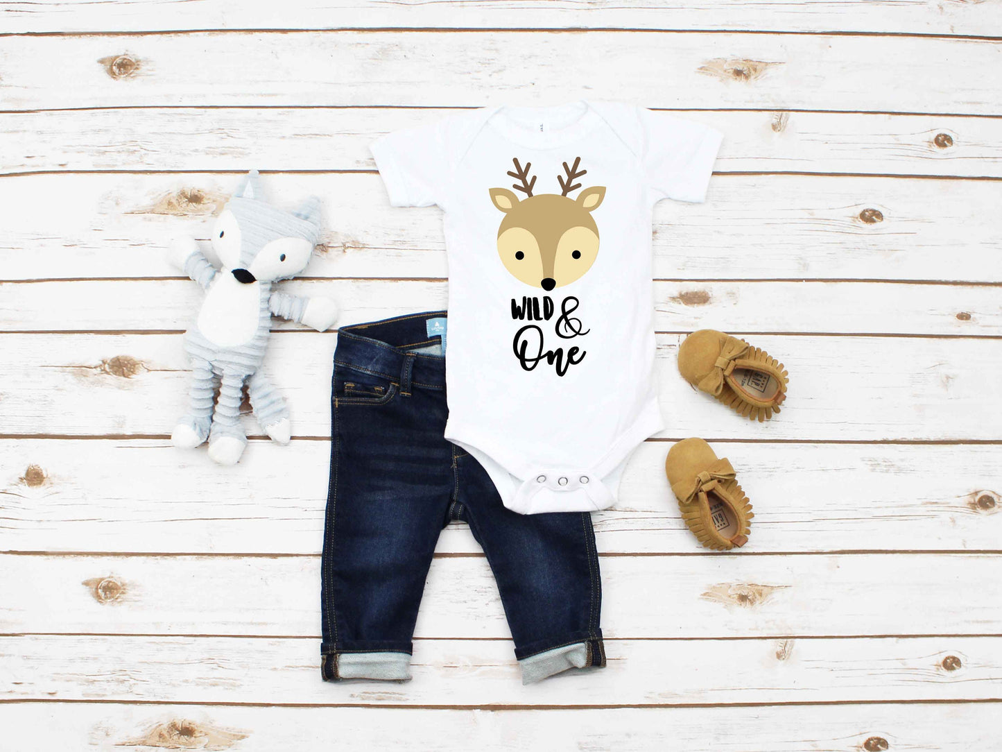 Wild and One Infant or Toddler Shirt or Bodysuit - First Birthday Outfit - Wild Birthday