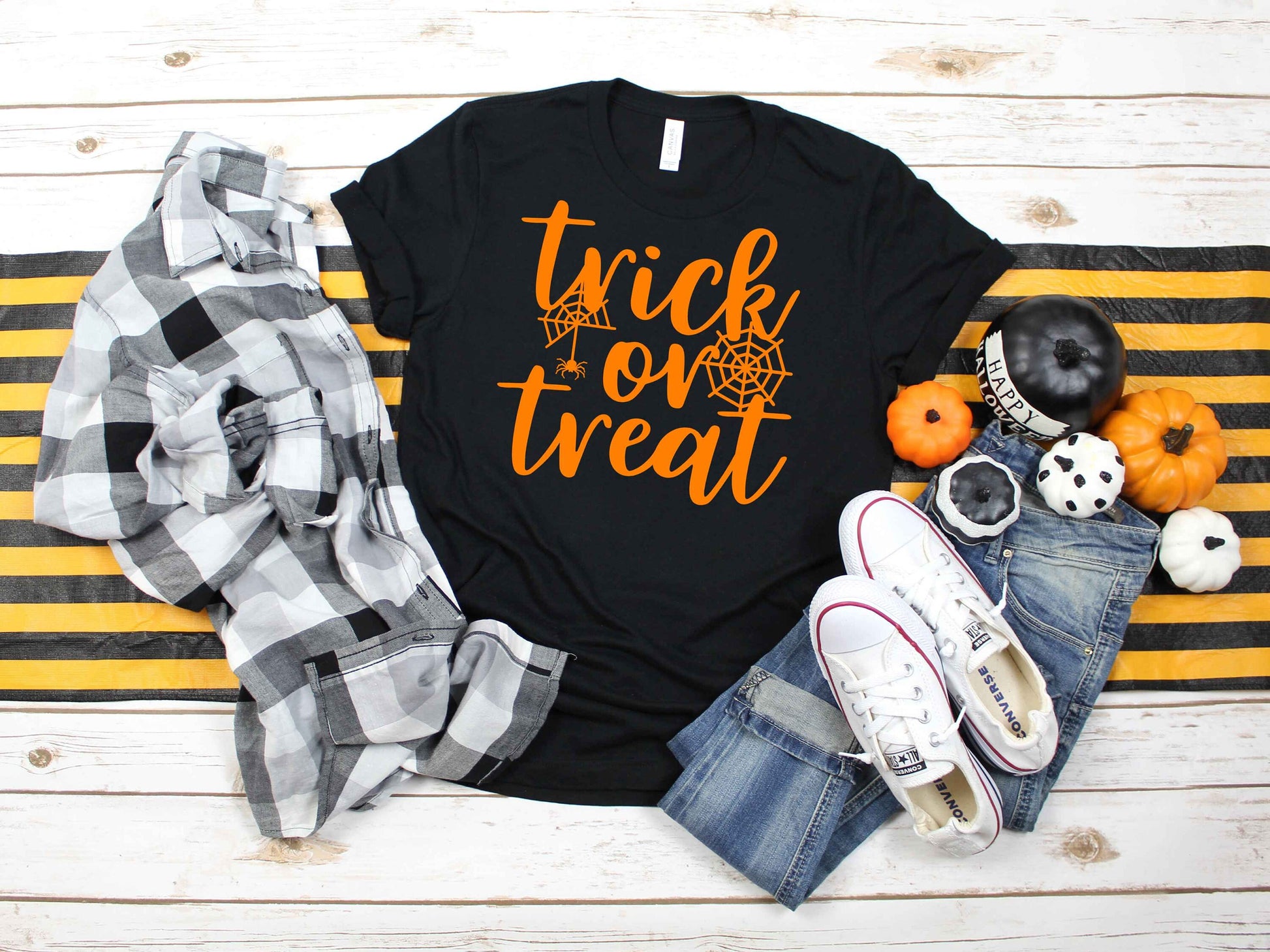 Trick or Treat Halloween unisex t-shirt - halloween shirt - halloween t-shirt - halloween party shirt