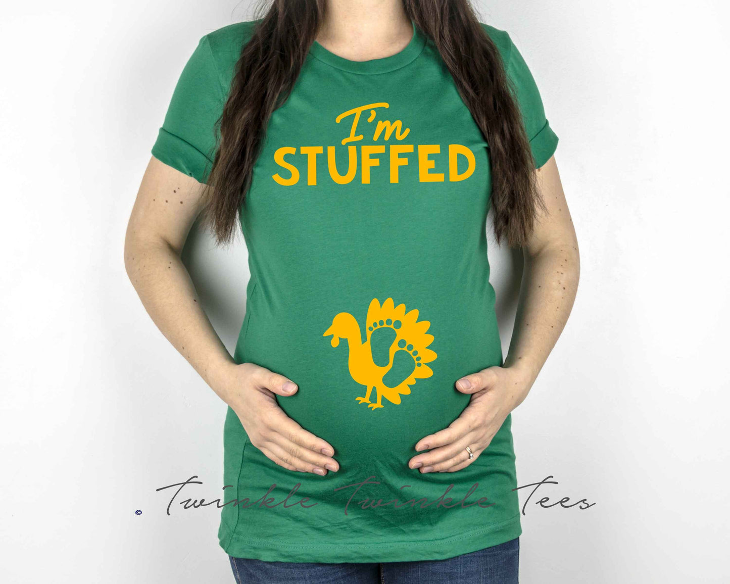 I'm Stuffed Turkey t-shirt - thanksgiving pregnancy announcement shirt - pregnancy shirt - maternity shirt