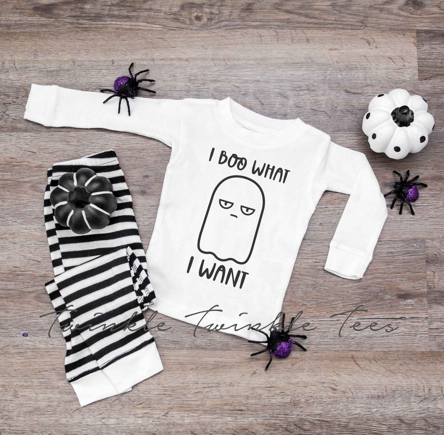 I Boo What I Want Halloween Pajamas - Halloween Pajamas for Kids - Boys Pajamas - halloween shirt for kids