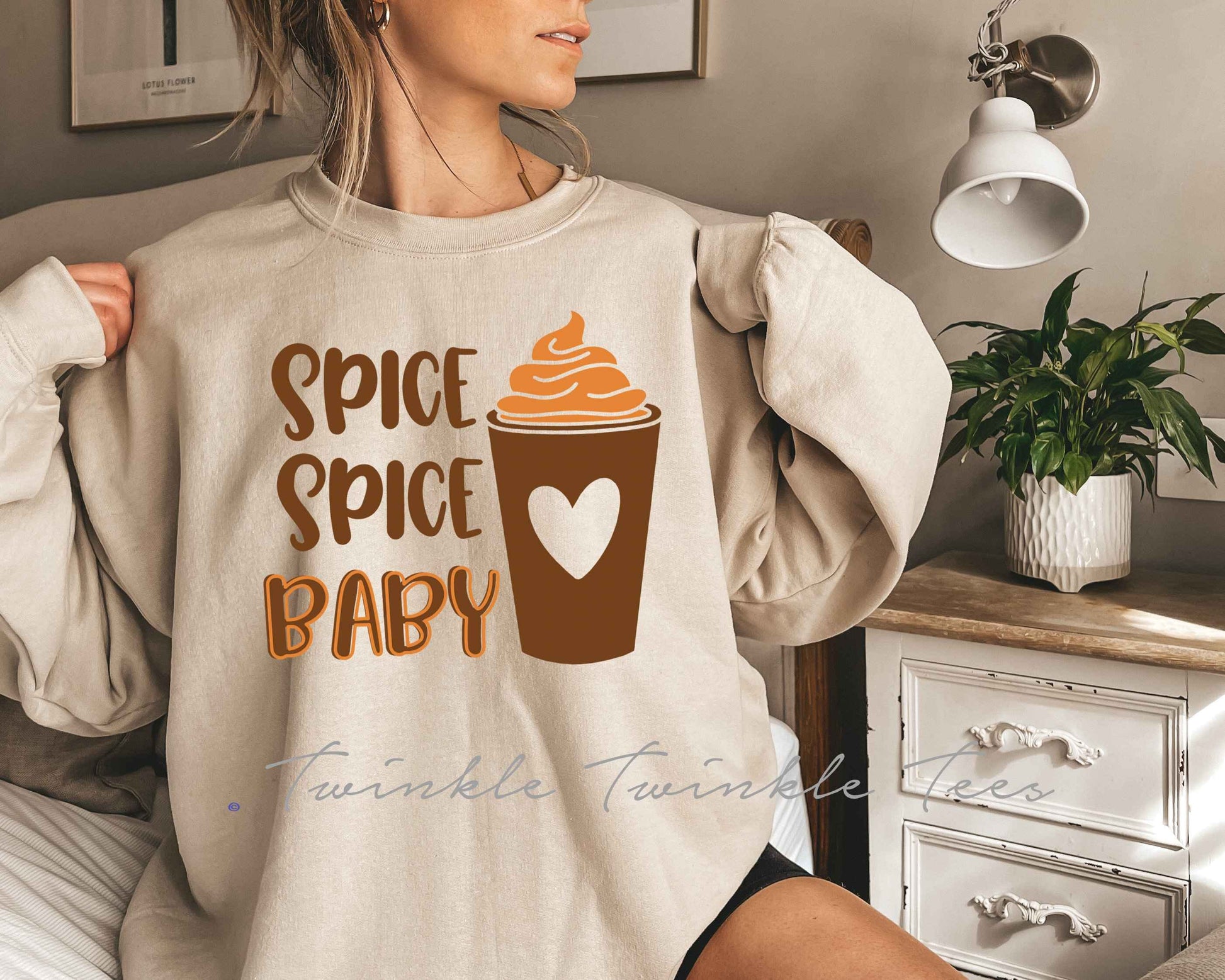 Spice Spice Baby Unisex Crewneck Fleece Pullover Sweatshirt - Pumpkin Spice Season