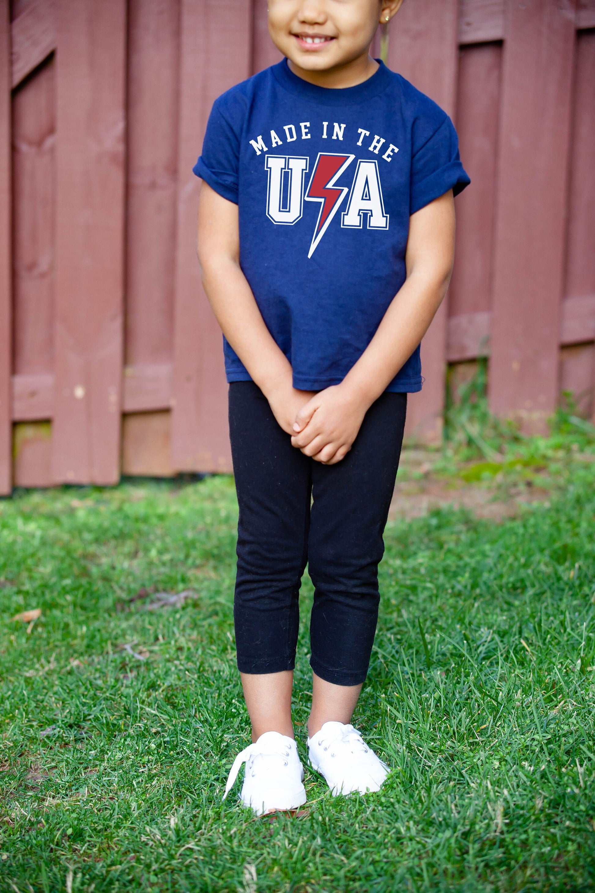 Made in The USA Shirt - Toddler 4th of July Shirt - Fourth of July Kids Shirt