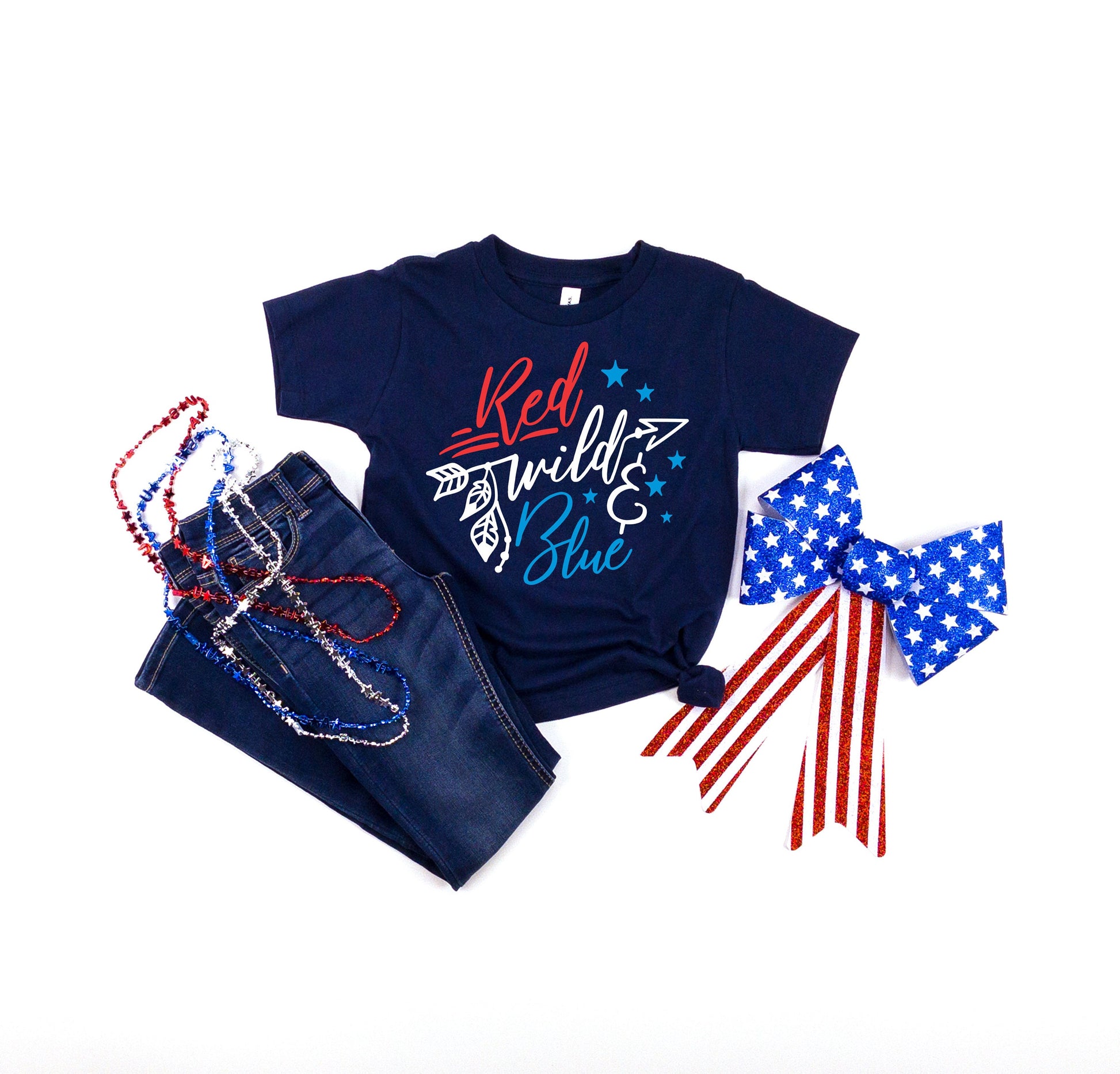 Red Wild and Blue Shirt - Toddler 4th of July Shirt - Fourth of July Kids Shirt