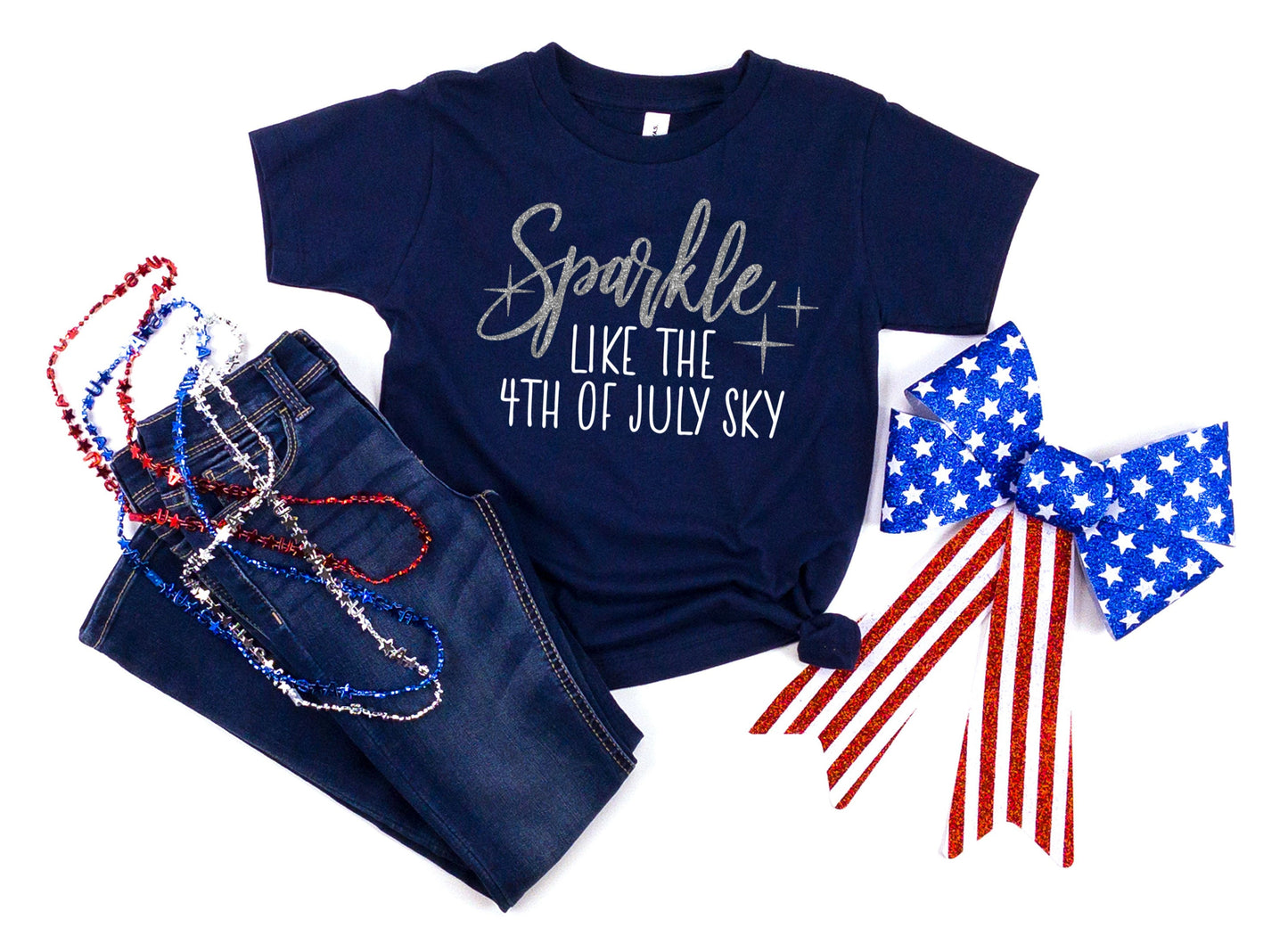 Sparkle Like the 4th of July Sky Shirt - Toddler 4th of July Shirt - Fourth of July Kids Shirt