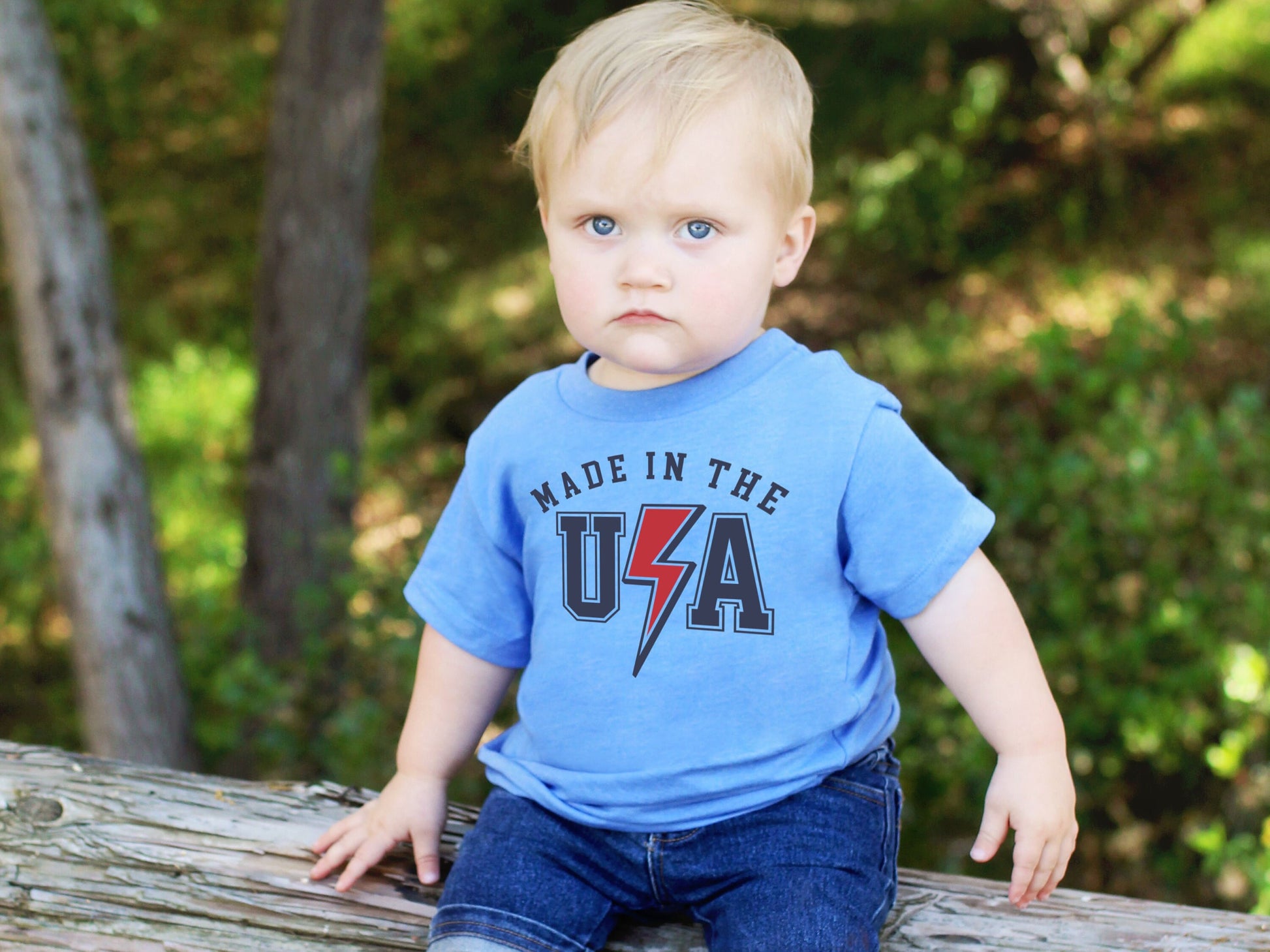 Made in The USA Shirt - Toddler 4th of July Shirt - Fourth of July Kids Shirt