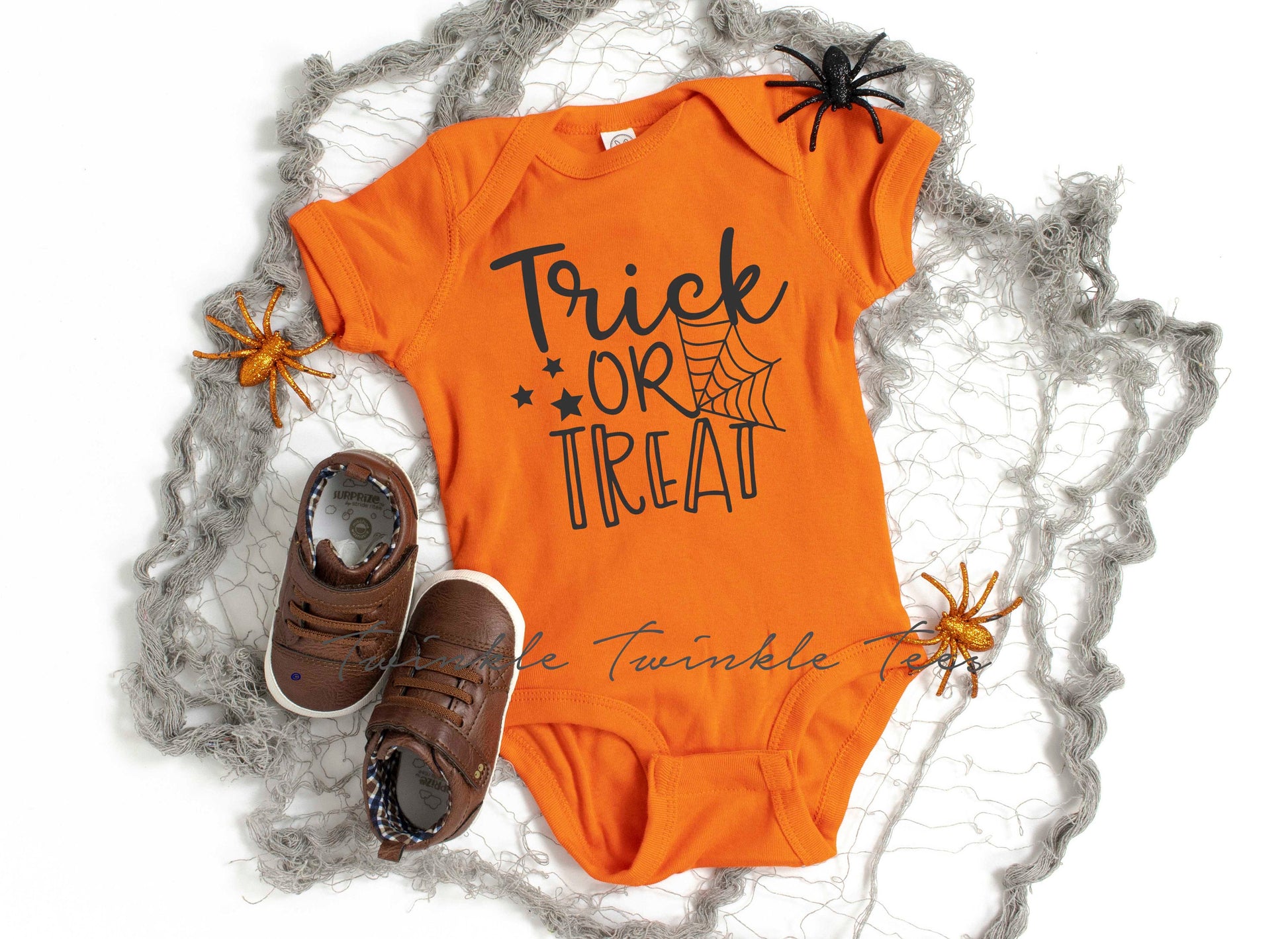 Trick or Treat Baby Bodysuit - My First Halloween - baby halloween - baby girl halloween shirt - boy halloween shirt