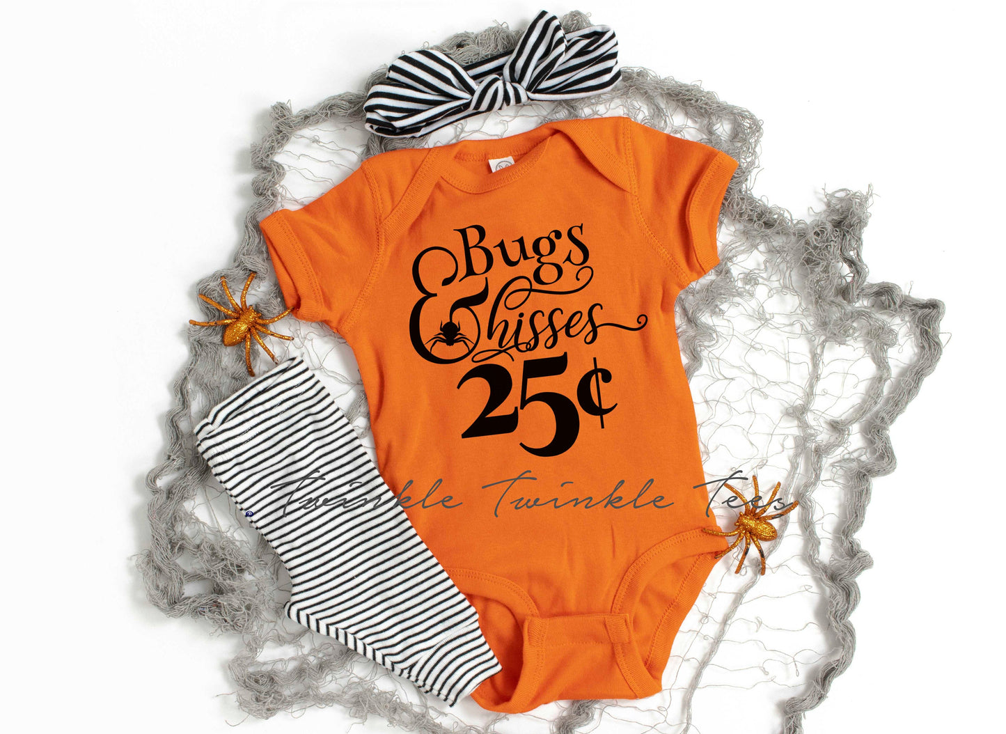 Bugs & Hisses 25 cents Halloween Shirt or Bodysuit - My First Halloween - baby halloween - baby girl halloween shirt - boy halloween shirt