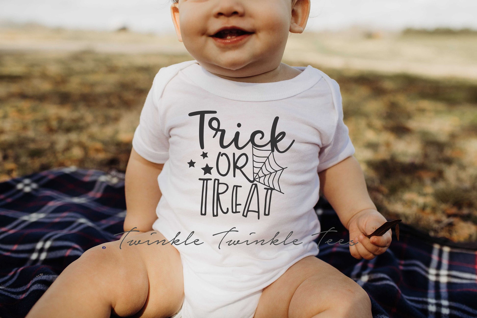 Trick or Treat Baby Bodysuit - My First Halloween - baby halloween - baby girl halloween shirt - boy halloween shirt