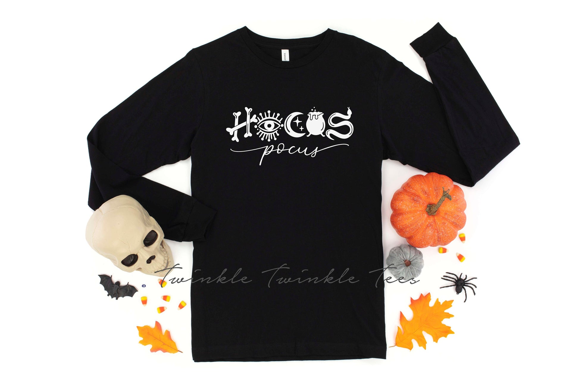 Hocus Pocus Halloween long sleeved unisex t-shirt - halloween shirt - halloween t-shirt - witch shirt