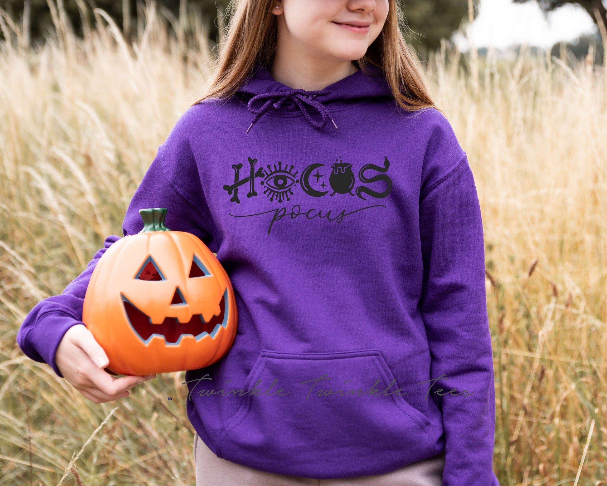 Hocus Pocus Halloween Hoodie fleece lined unisex pullover hooded sweatshirt - halloween sweatshirt - witch sweatshirt