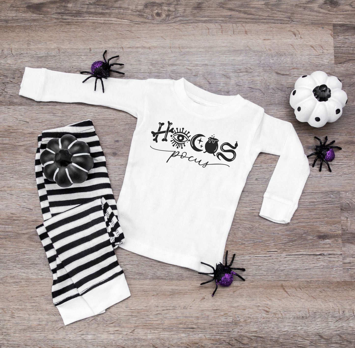 Hocus Pocus Striped Pajamas - Halloween Pajamas for Kids - halloween pajamas for adults