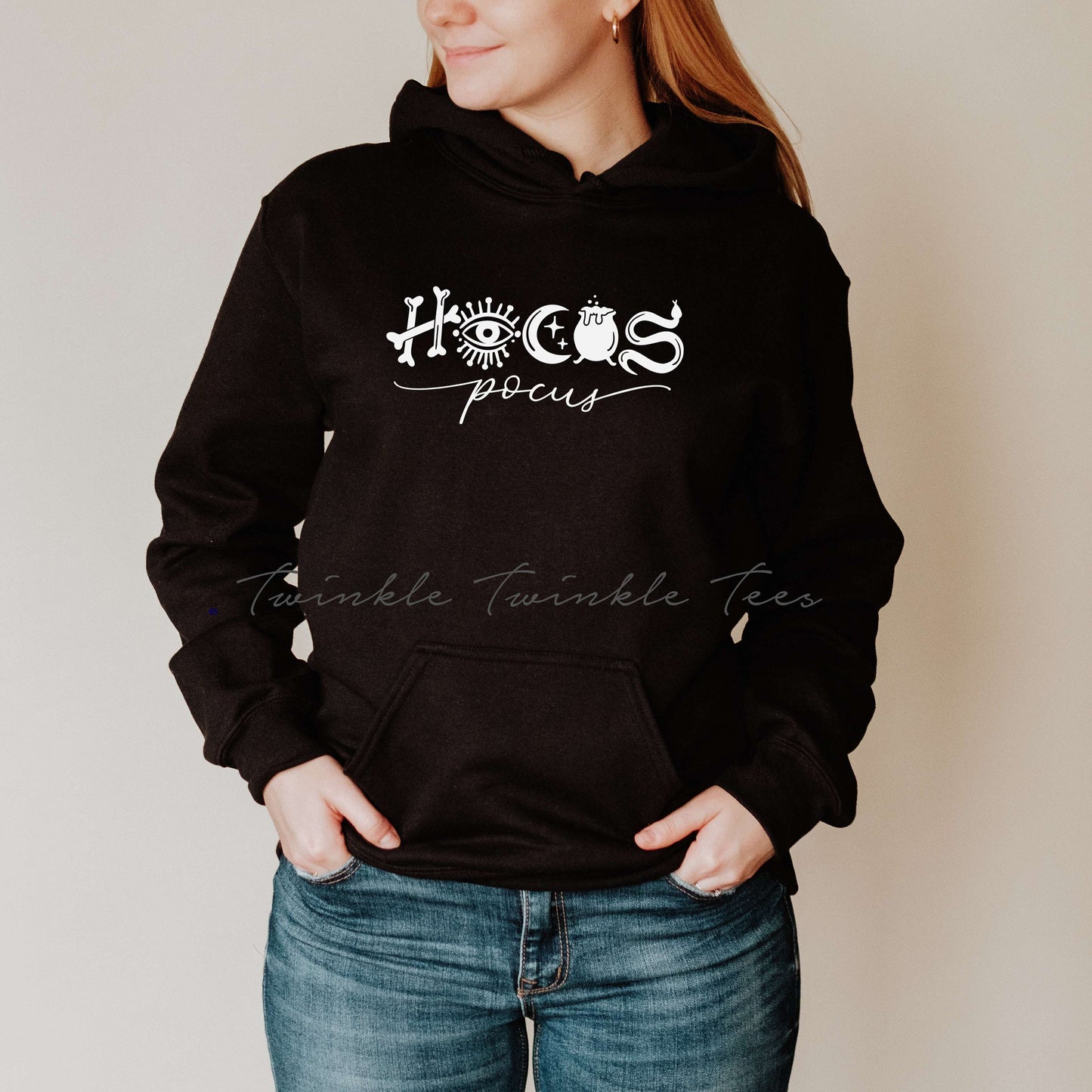 Hocus Pocus Halloween Hoodie fleece lined unisex pullover hooded sweatshirt - halloween sweatshirt - witch sweatshirt